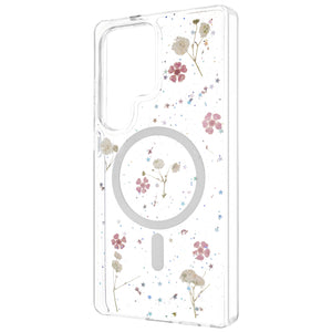 Zadní kryt FIXED MagBloom s podporou MagSafe pro Samsung Galaxy S25 Ultra, Blush Plum