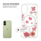 Tylne etui FIXED MagBloom z obsługą MagSafe do Apple iPhone 17, Pink Blossom