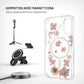 Tylne etui FIXED MagBloom z obsługą MagSafe do Apple iPhone 17, Pink Blossom