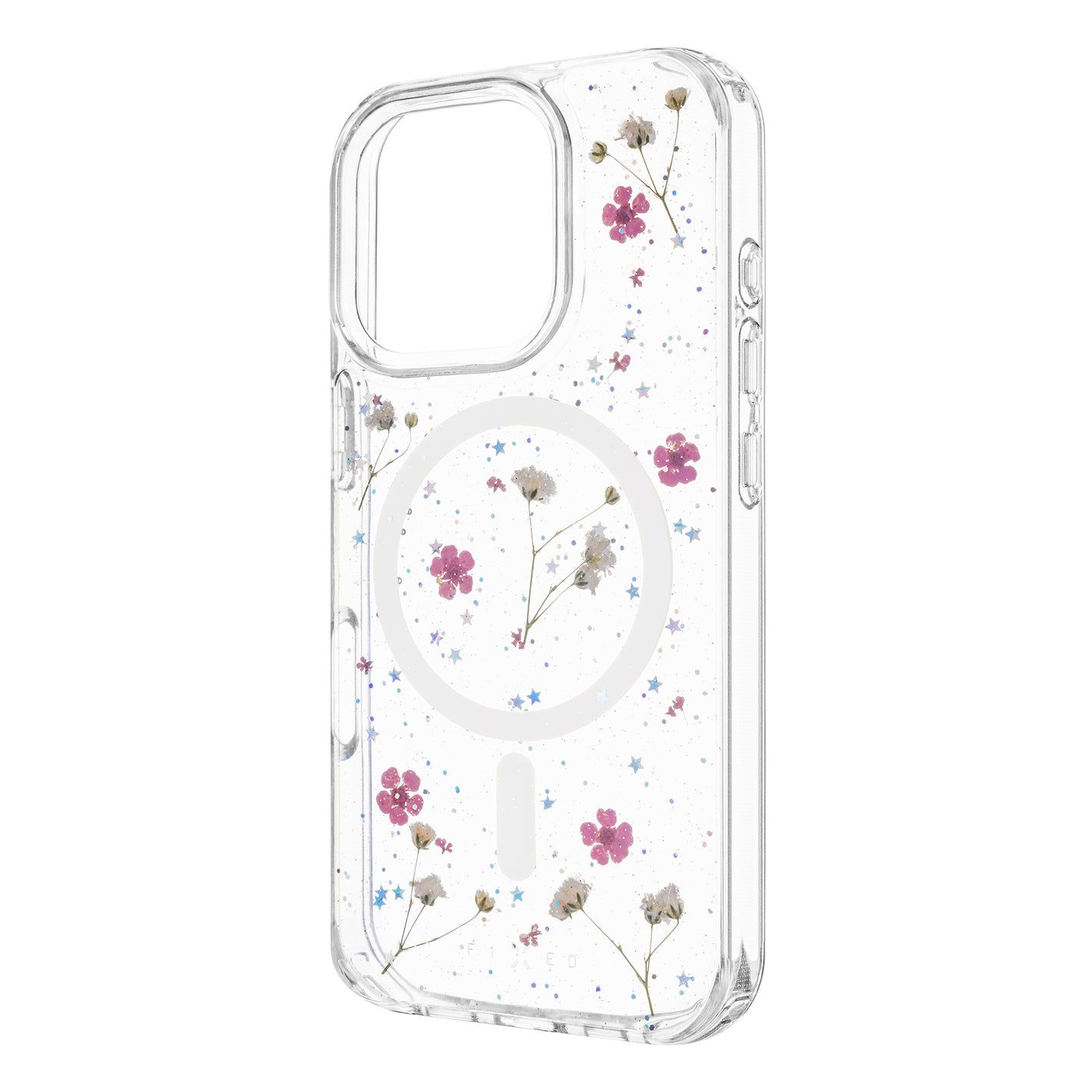 Zadní kryt FIXED MagBloom s podporou MagSafe pro Apple iPhone 17 Pro, Blush Plum