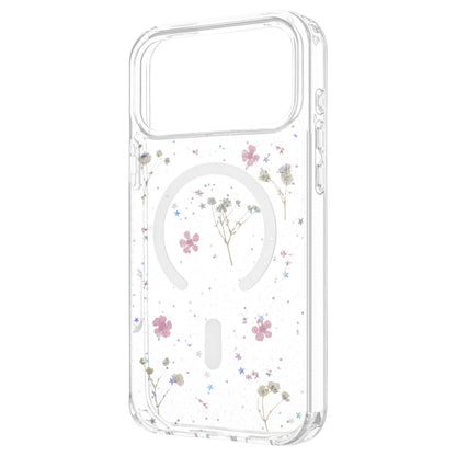 Tylna obudowaFIXEDMagBloomz obsługą MagSafe dla Apple iPhone 17 Pro Max, Blush Plum
