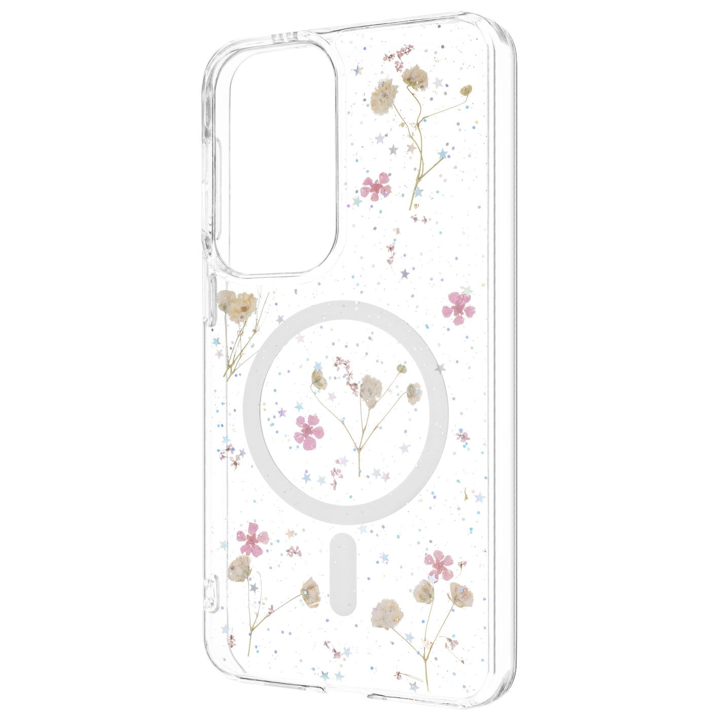 Zadní kryt FIXED MagBloom s podporou MagSafe pro Samsung Galaxy A57 5G, Blush Plum