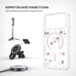 Tylne etui FIXED MagBloom z obsługą MagSafe do Apple iPhone 18 Pro Max/17 Pro Max, Blush Plum