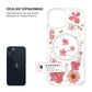 Tylne etui FIXED MagBloom z obsługą MagSafe do Apple iPhone 13, Pink Blossom