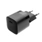 FIXED Mini USB-C Travel Charger 20W + USB-C/USB-C Cable, schwarz