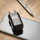 FIXED Mini USB-C Travel Charger 20W + USB-C/USB-C Cable, schwarz