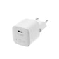 FIXED Mini 20W USB-C Netzladegerät mit USB-C-/Lightning-Kabel, weiß