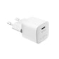 FIXED Mini 20W USB-C Netzladegerät mit USB-C-/Lightning-Kabel, weiß
