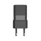 FIXED Mini USB-C/USB Travel Charger 20W, black