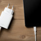 Sieťová nabíjačka FIXED s USB-C a USB výstupom, podpora PD, 30W, biela
