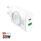 FIXED Power Socket Travel Charger, 33W, white