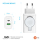 FIXED Power Socket Travel Charger, 33W, white