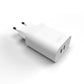 Síťová nabíječka FIXED s 2x USB-C výstupem, podpora PD, 35W, bílá