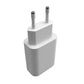 Síťová nabíječka FIXED s 2x USB-C výstupem, podpora PD, 35W, bílá