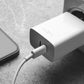 Síťová nabíječka FIXED s 2x USB-C výstupem, podpora PD, 35W, bílá