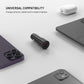 Festes Kfz-Ladegerät mit USB-C-und USB-A-Ausgang, PD 3.0-Unterstützung, 63 W, schwarz