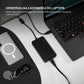 Adapter ładujący GaN FIXED do laptopów z obsługą USB-C, PD 3.0, 100W, czarny