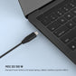 Adapter ładujący GaN FIXED do laptopów z obsługą USB-C, PD 3.0, 100W, czarny
