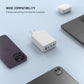 FIXED GaN 3xUSB-C/USB Reiseladegerät 120W, weiß