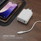 FIXED GaN 3xUSB-C/USB Reiseladegerät 120W, weiß