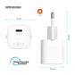 FIXED Mini USB-C GaN Ladegerät 30W, weiß