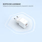 Ładowarka sieciowa FIXED Mini GaN z wyjściem USB-C i USB oraz obsługą PD, 30W, biała