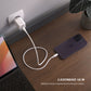 Ładowarka sieciowa FIXED Mini GaN z wyjściem USB-C i USB oraz obsługą PD, 45W, biała