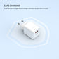 Síťová GaN nabíječka FIXED Mini s USB-C a USB výstupem a podporou PD, 45W, bílá