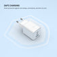 FIXED Mini 2x USB-C and USB GaN Charger 65W, white