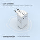 FIXED Voyager Slim 45W Reiseadapter für EU, Großbritannien und USA/Australien, mit 3x USB-C- und USB-Ausgang, GaN, PD 45W, weiß