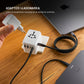 Adapter podróżny FIXED Voyager 70W do UE, UK i USA/AUS, z wyjściem 3xUSB-C i 2xUSB, GaN, PD 70W, biały