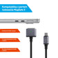 Kabel ładujący w oplocie FIXED s Złącza USB-C/MagSafe 3, 2 m, 140 W, szary