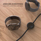 Pleciony kabel FIXED Power Watch Cable z wtykami USB-C/USB-C oraz ładowarką do zegarków Apple/Samsung Watch, 1,5 m, PD 60 W, szary
