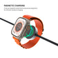Opletený kábel FIXED Power Watch Cable s konektormi USB-C/USB-C a Apple/Samsung Watch nabíjačkou, 1.5m, PD 60W, sivý