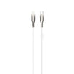 FIXED Geflochtenes Kabel USB-C/Lightning, 2m, weiß