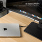 Kurzes, geflochtenes Medienkabel mit festen USB-C/USB-C-Anschlüssen, PD 3.1, 0,35 m, USB 4.0 Gen 3 (40 Gbit/s, 8K/60 Hz, 240 W), schwarz