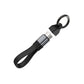 Kábel FIXED Clip Cable USB-C/USB-C, s karabínou, 3.2 Gen 2 10Gb/s, 4K60Hz, PD 240W, čierny