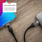 FIXED s Kabel do ładowania i transmisji danych ze złączami USB-C/USB-C i obsługą PD, 2 m, USB 2.0, 100 W, czarny