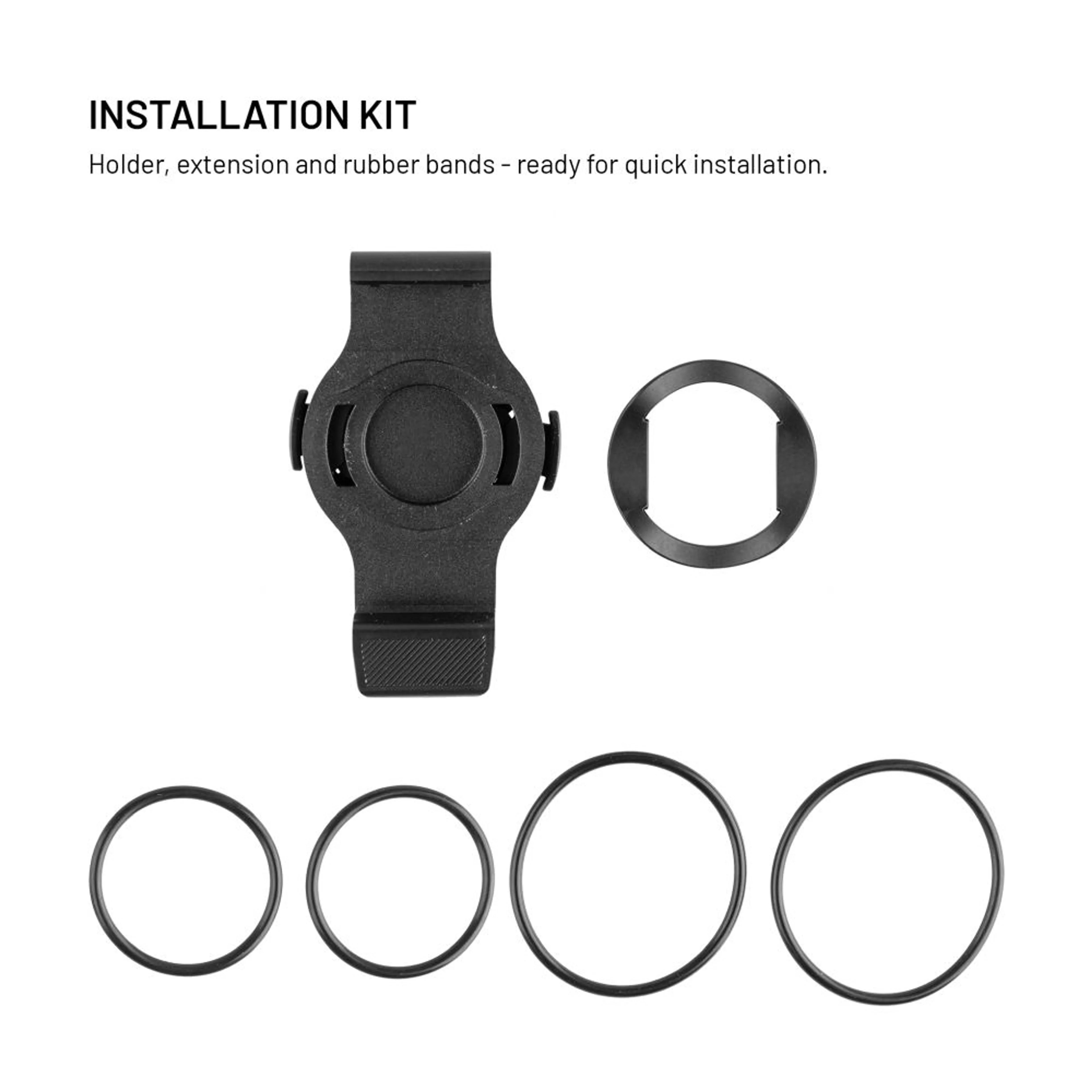 FIXED Dock for Garmin 22mm, black - Main Image