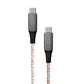 FIXED Glowing Charging Cable USB-C/USB-C 1,2m, PD support, 60W, rainbow