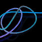 FIXED Glowing Charging Cable USB-C/USB-C 1,2m, PD support, 60W, rainbow