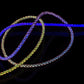 FIXED Glowing Charging Cable USB-C/USB-C 1,2m, PD support, 60W, rainbow