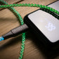 FIXED Glowing Charging Cable USB-C/USB-C 1,2m, PD support, 60W, rainbow