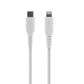 FIXED Liquid Silicone Kabel USB-C/Lightning, 2m, weiß
