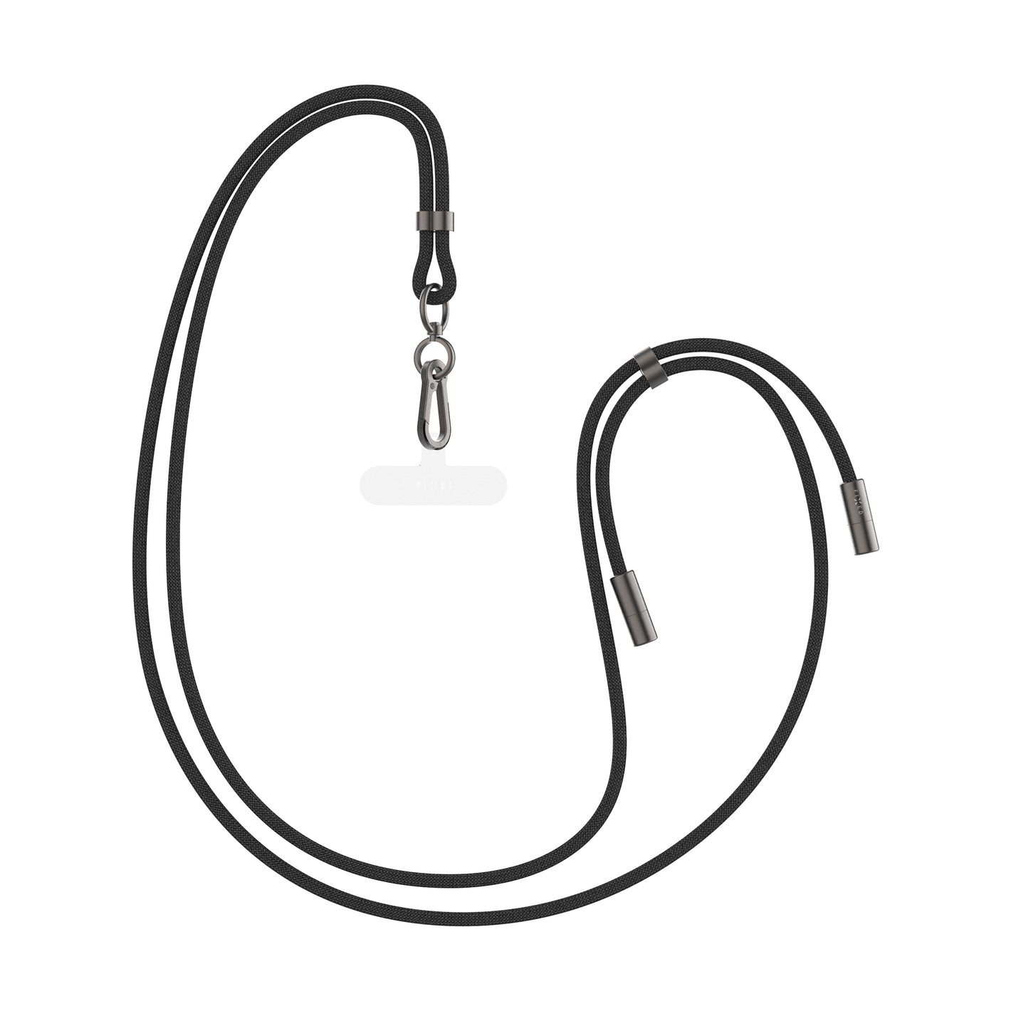 FIXED Neck Cable USB-C/USB-C, 1.6m, PD 60W, black