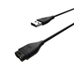FIXED USB-A Charging Cable for Garmin Fenix 5/6/7/7X/8, Epix, Venu 2/3/3S, Vívoactive 3/4/5, black