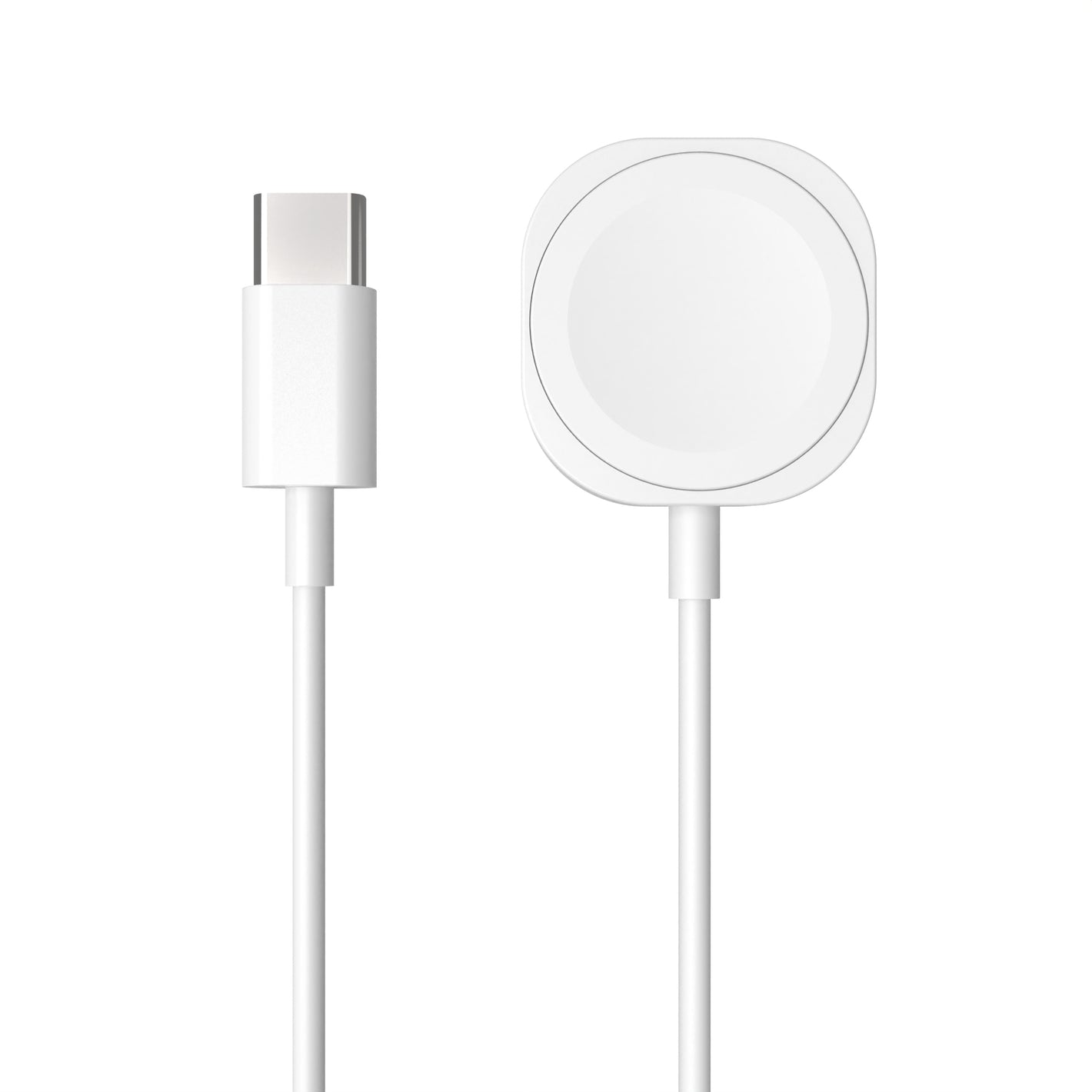 Nabíjací USB-C kábel FIXED pre Apple Watch, biely
