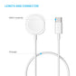 FIXED USB-C-Ladekabel für Apple Watch, weiß