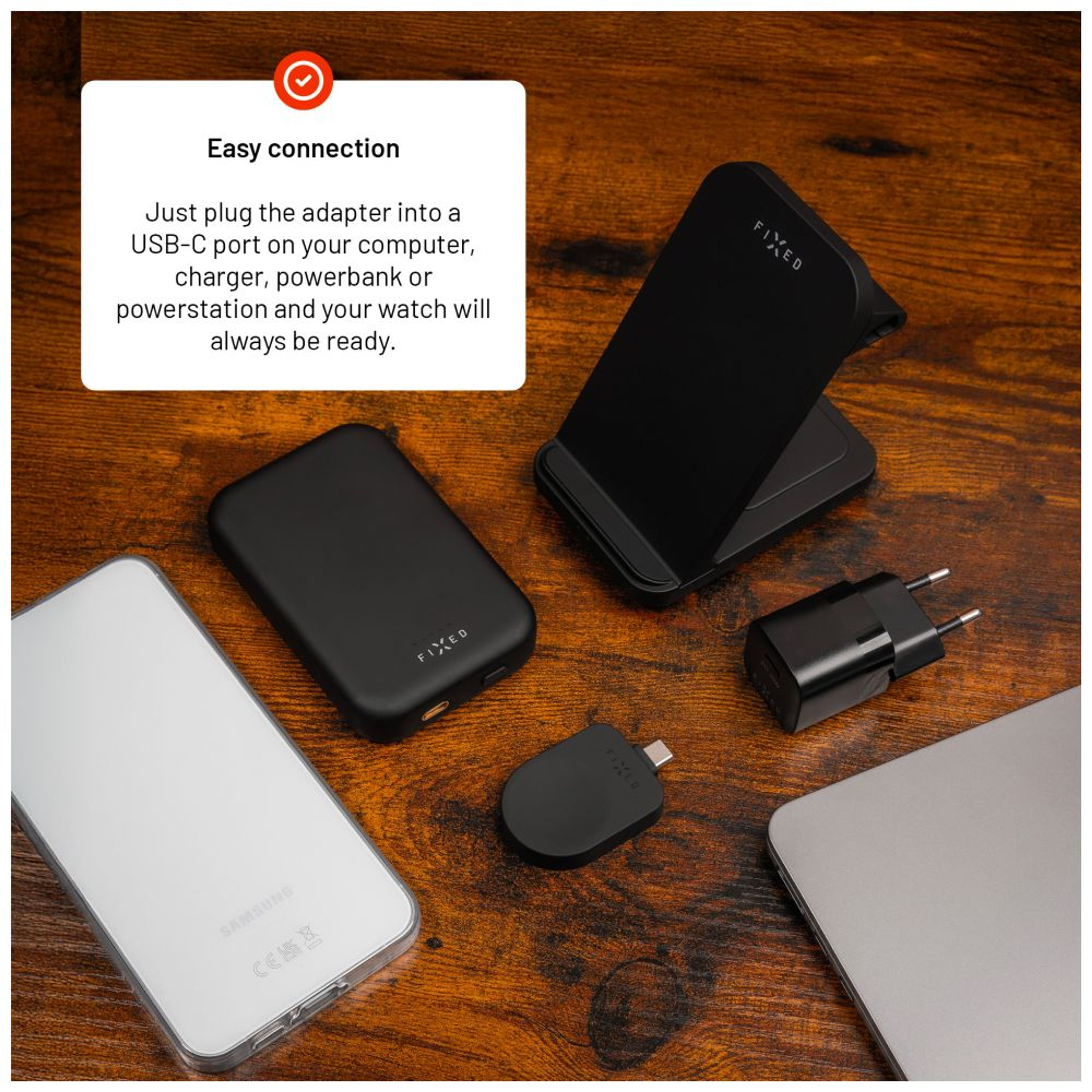 FIXED USB-C Charging Adapter for Samsung Galaxy Watch compatible with