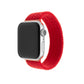 Elastický nylonový řemínek FIXED Nylon Strap pro Apple Watch 42/44/45/46/49mm, velikost XL, červený